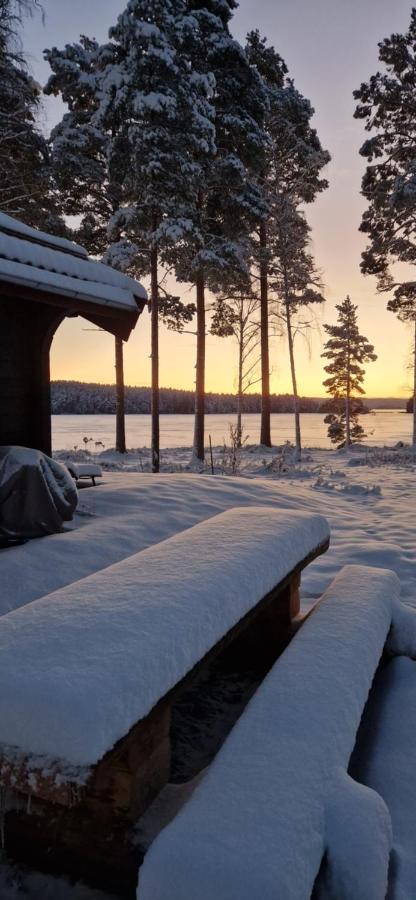 Lakeside Log Cabin Fraemby Udde ファールン エクステリア 写真