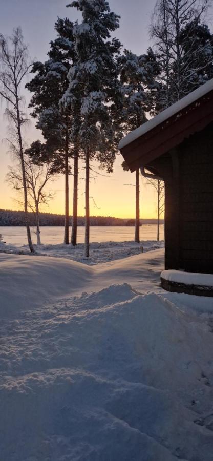 Lakeside Log Cabin Fraemby Udde ファールン エクステリア 写真